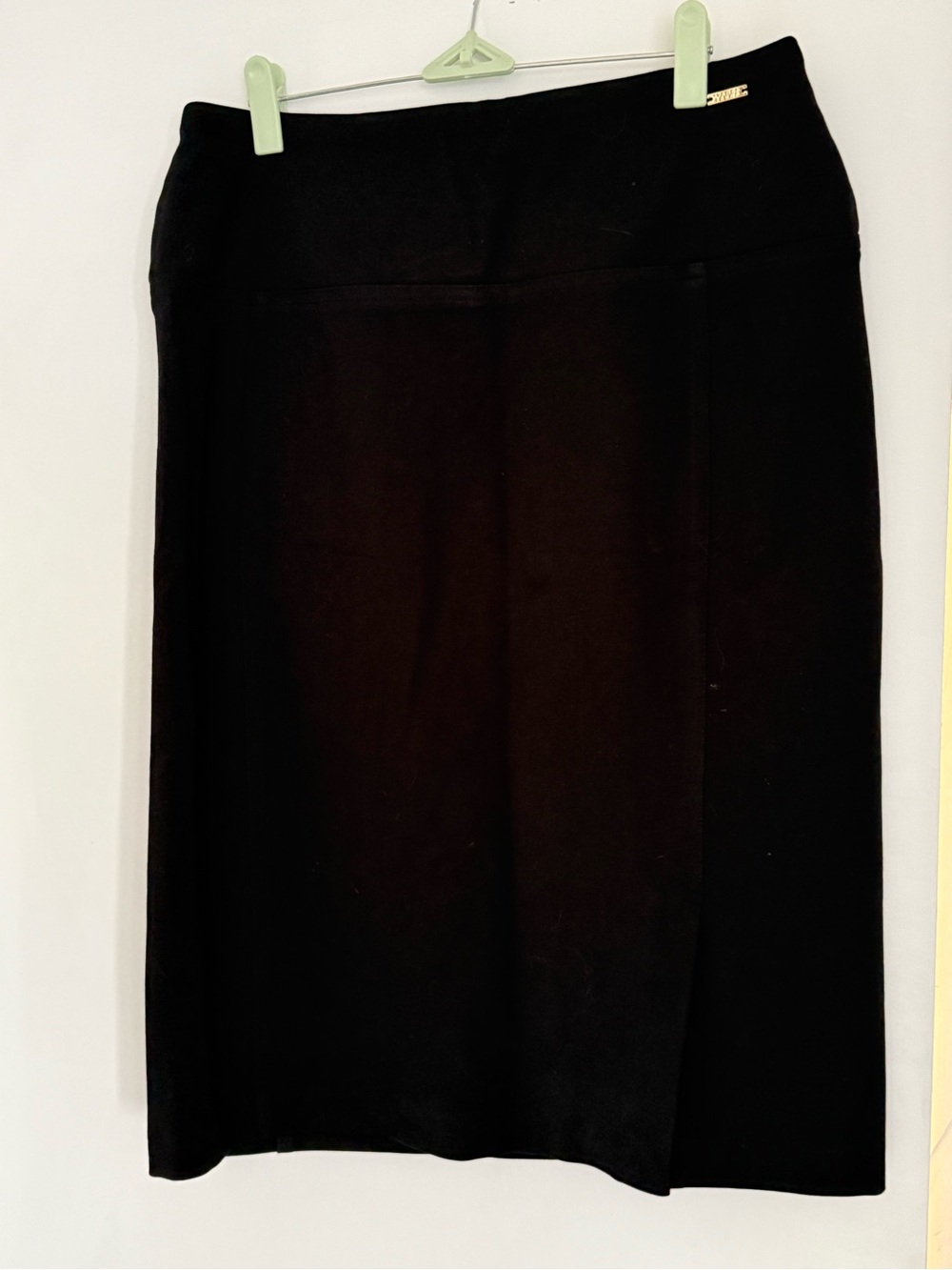 Ivanka Trump Black Pencil Skirt with Subtle Front Seam
